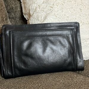 Abraham & Straus Leather Wristlet /Clutch /Purse